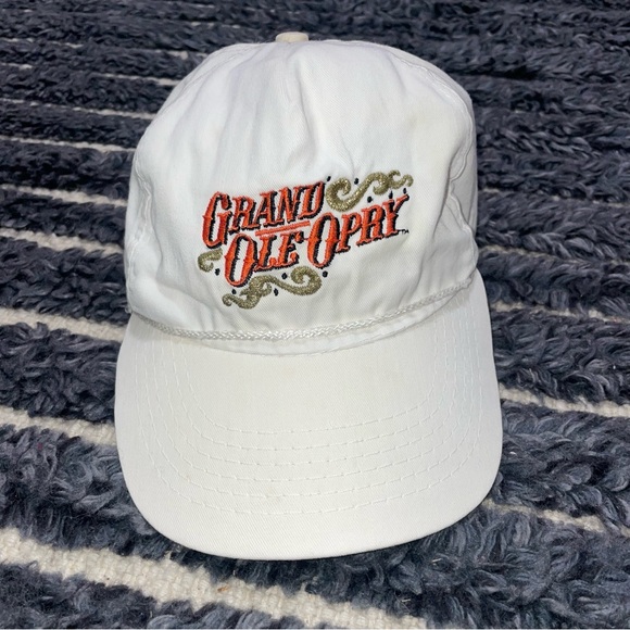 Vintage Grand Ole Opry Rope Snapback Hat Cap Tennessee 90s Embroidered - Picture 1 of 4